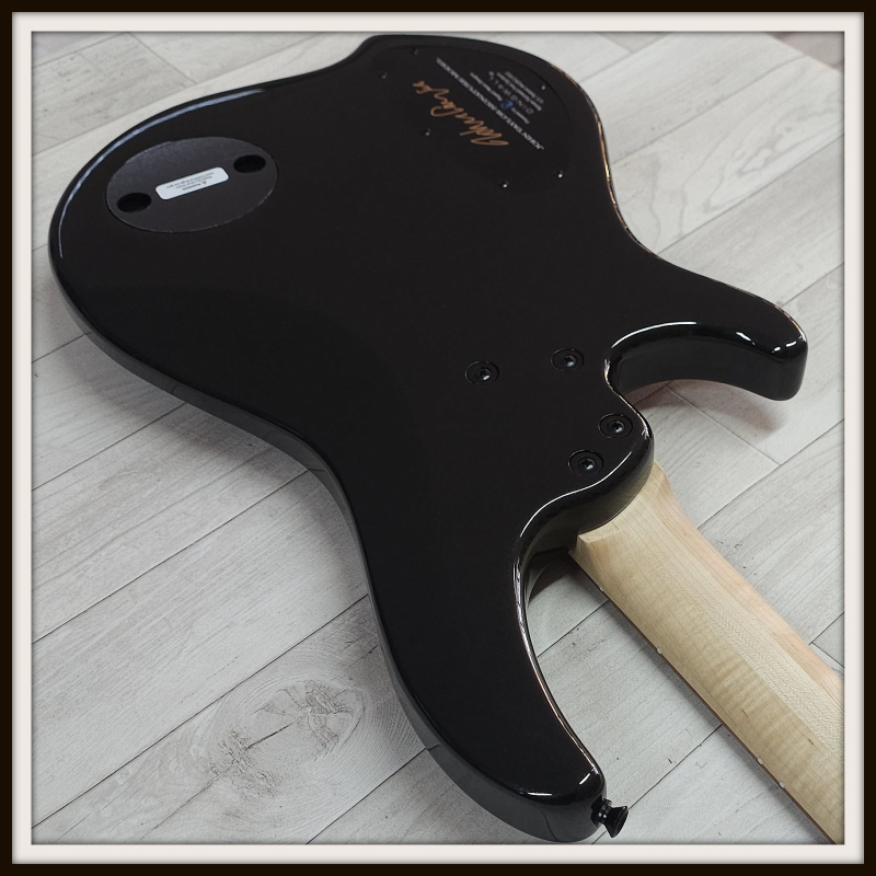 Dingwall JT3 John Taylor 4-String, Metallic Black, Signature